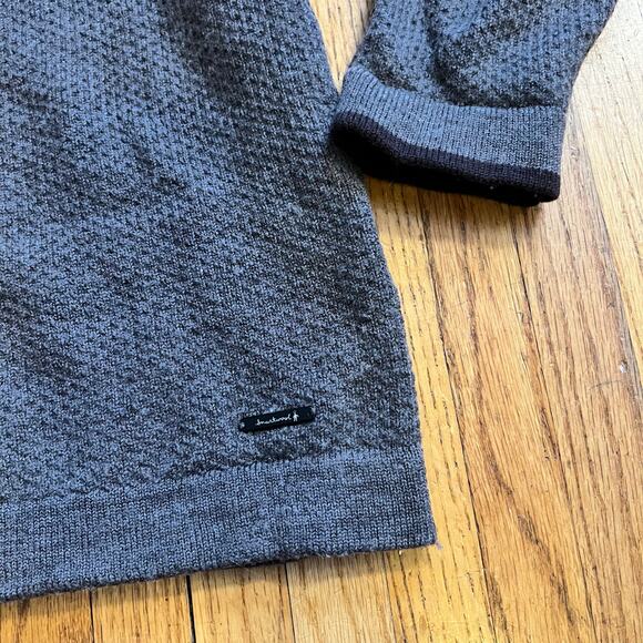 Smartwool Sweater Mens Medium Gray Wool Pullover Hiking - Picture 2 of 6